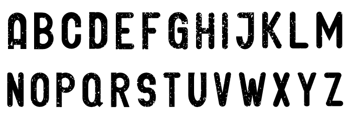 GLIFORD DEMO Grunge Font LOWERCASE