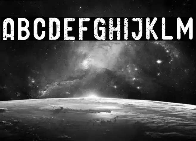 GLIFORD DEMO Grunge Font examples