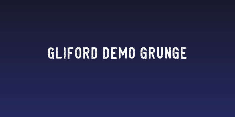 GLIFORD DEMO Grunge Social Header