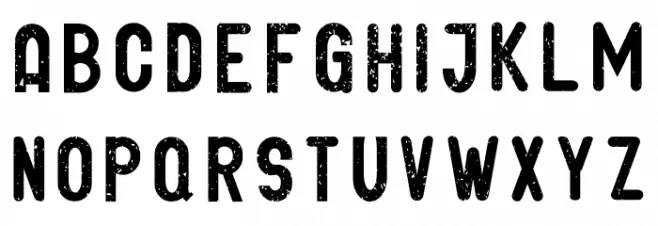 GLIFORD DEMO Grunge Font LOWERCASE