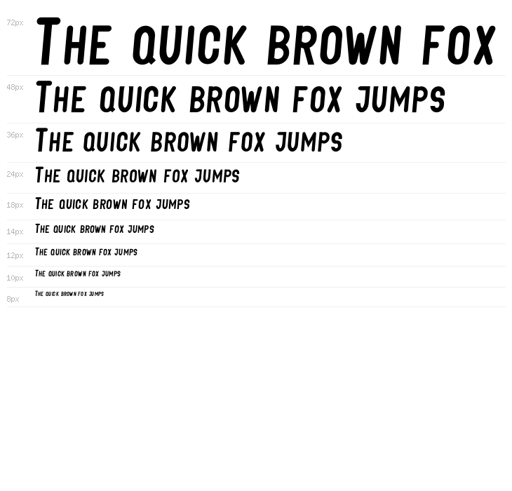 GLIFORD DEMO Italic Waterfall