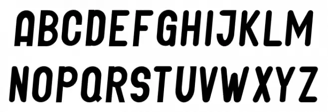 GLIFORD DEMO Italic Caratteri MINUSCOLO