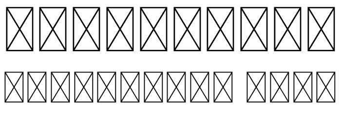 GLIFORD DEMO Font OTHER CHARS