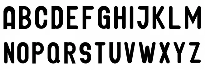 GLIFORD DEMO フォント 大文字