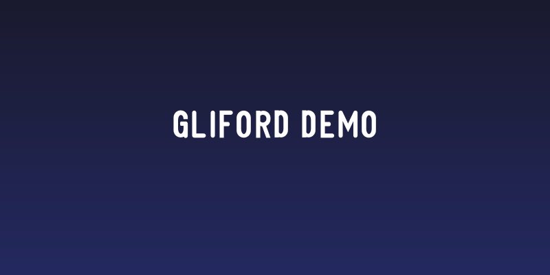 GLIFORD DEMO Social Header