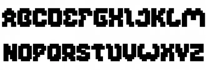 GLITCH Bold Fuentes MAYÚSCULAS