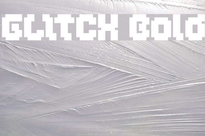 GLITCH Bold Font examples