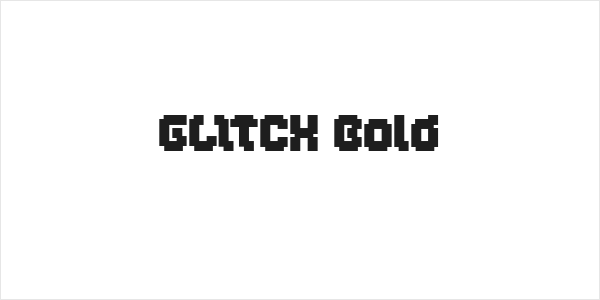 GLITCH Bold Logo