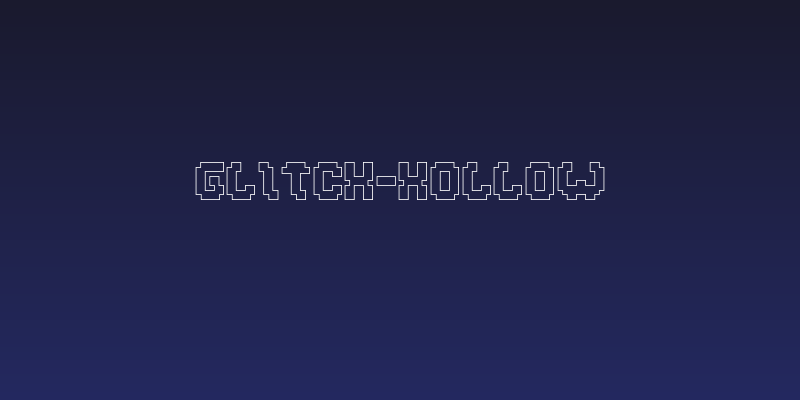 GLITCH-Hollow Social Header
