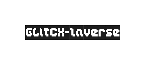 GLITCH-Inverse Logo