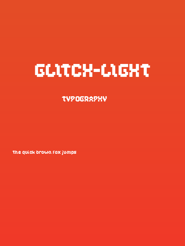 GLITCH-Light Poster