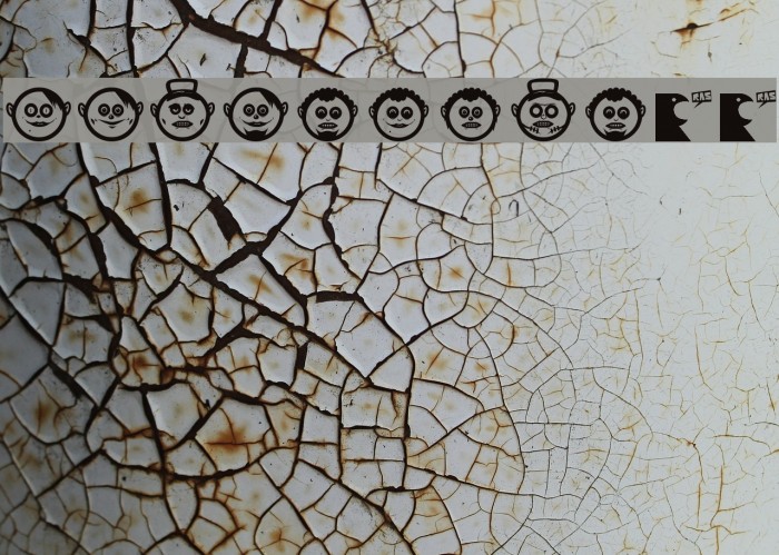GLOBEFACE01 Font examples