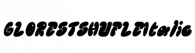 GLOREST SHUFLE Italic  Descarca Fonturi Gratis