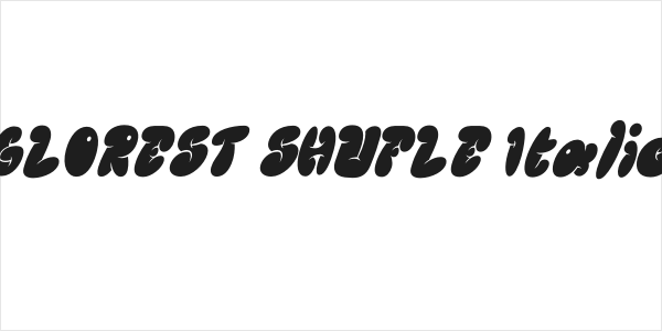 GLOREST SHUFLE Italic Logo