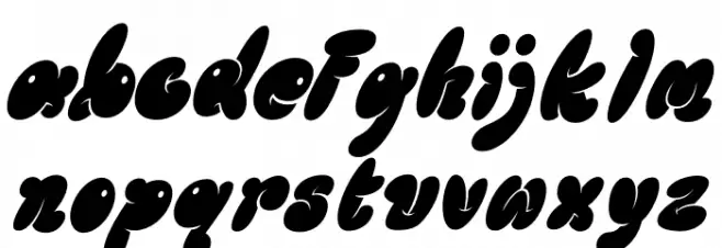 GLOREST SHUFLE Italic خط أحرف صغيرة