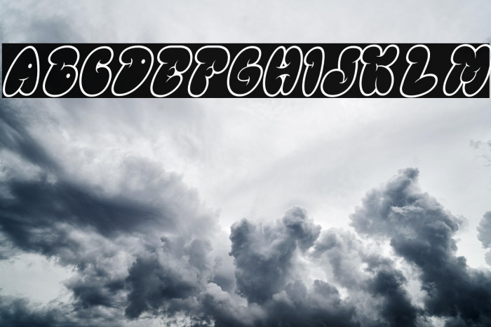 GLOREST SHUFLE OUTLINE Italic Example 3