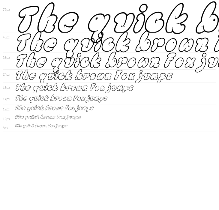 GLOREST SHUFLE OUTLINE Italic Waterfall