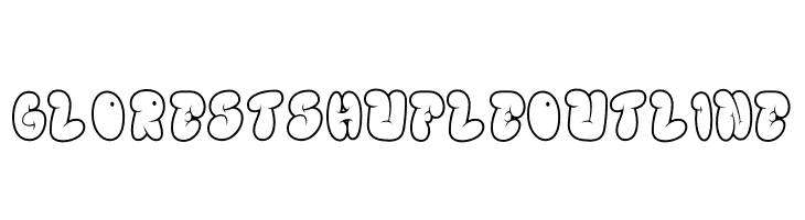 GLOREST SHUFLE OUTLINE  नि: शुल्क फ़ॉन्ट्स डाउनलोड