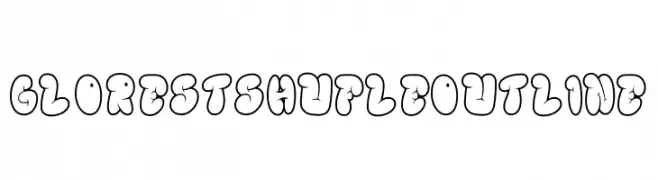 GLOREST SHUFLE OUTLINE  Descarca Fonturi Gratis