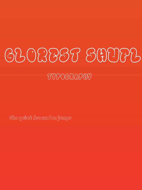 GLOREST SHUFLE OUTLINE Poster