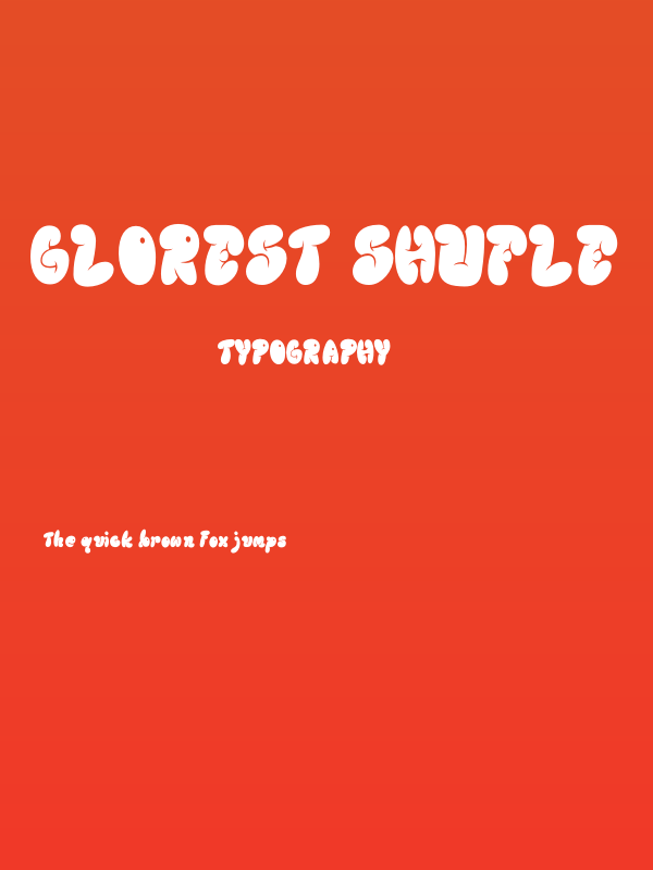 GLOREST SHUFLE Poster