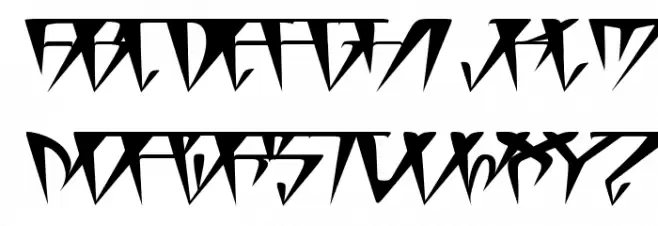 GlOrY BoLd iTaLiC फ़ॉन्ट अपरकेस