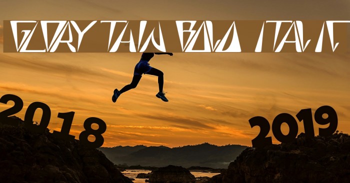 GlOrY ThIn BoLd iTaLiC Font examples