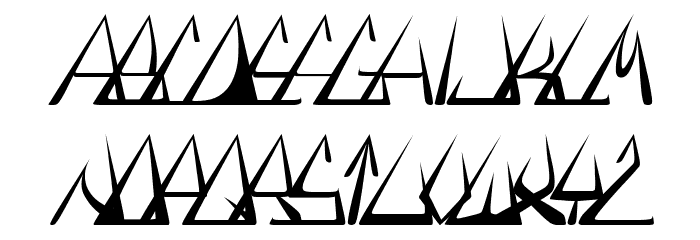 GlOrY ThIn ItAlIc Font LOWERCASE