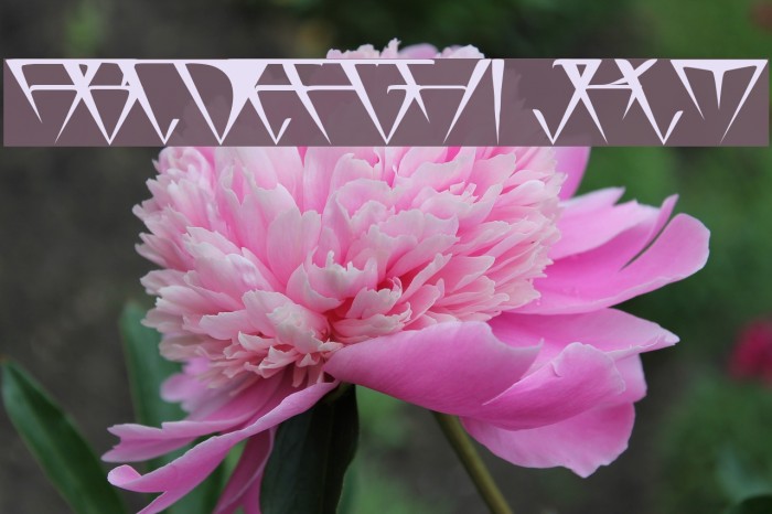 GlOrY Font examples