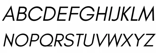 Glacial Indifference Italic 字体 大写
