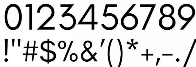 Glacial Indifference Regular Font OTHER CHARS