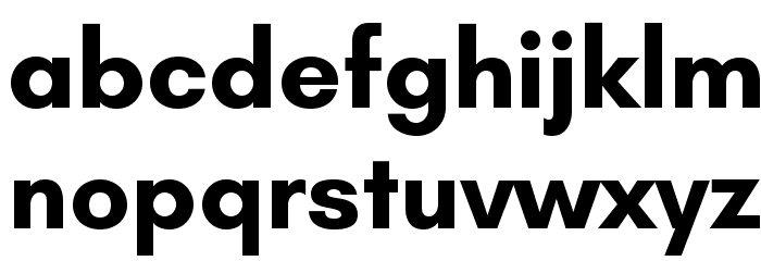 GlacialIndifference-Bold Font LOWERCASE