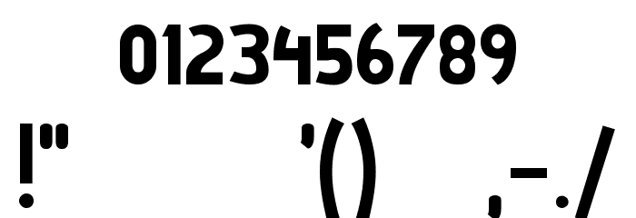 Gladatur Rum Font OTHER CHARS