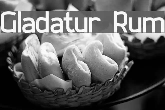 Gladatur Rum Font examples