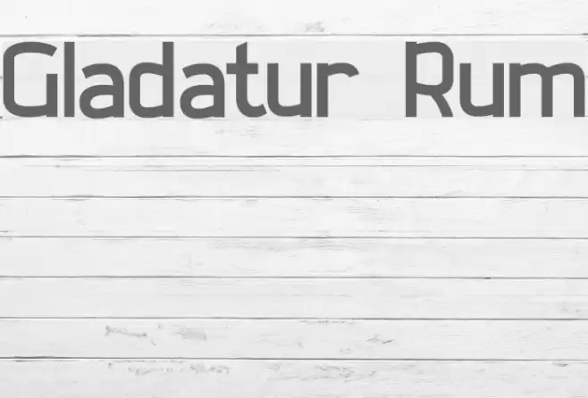 Gladatur Rum Font examples
