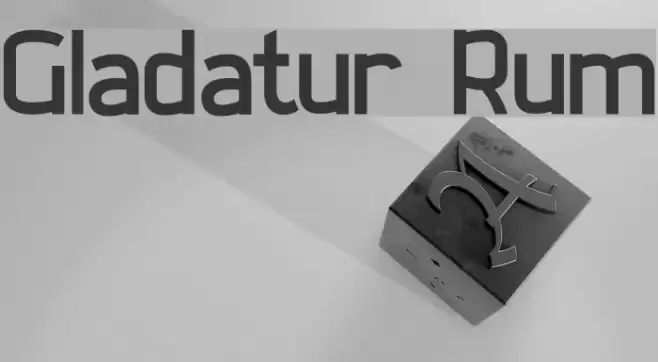 Gladatur Rum Font examples