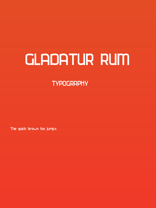 Gladatur Rum Poster