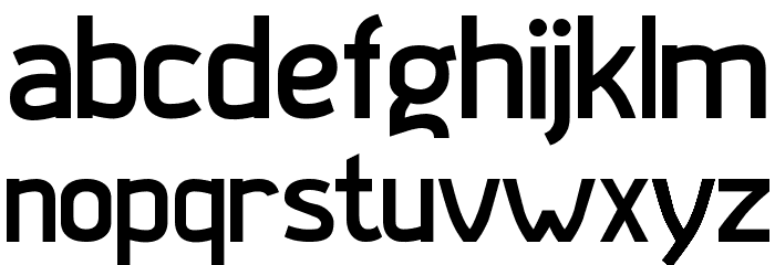 Gladatur Rum Font LOWERCASE