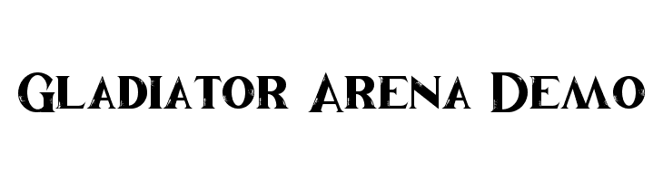 Gladiator Arena Demo  Frei Schriftart Herunterladen