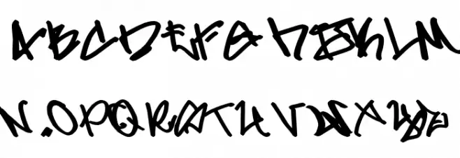 Gladiator Gruel フォント 大文字