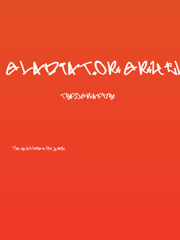 Gladiator Gruel Poster