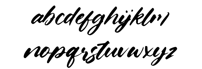 Gladiatore Font LOWERCASE