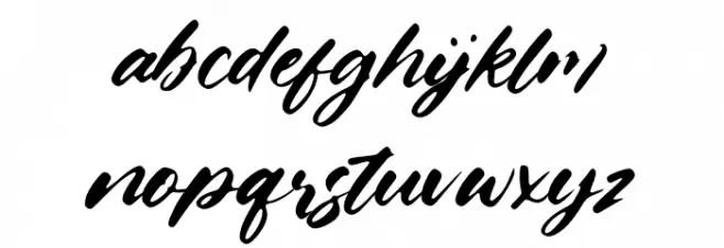 Gladiatore Font Litere mici