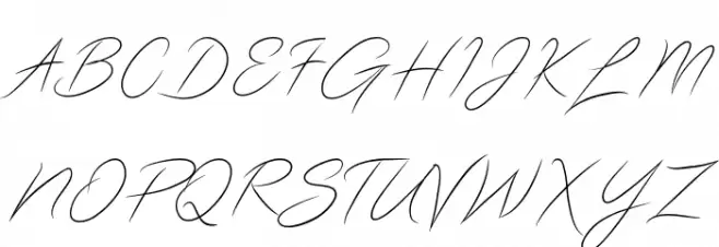 Gladiators Font UPPERCASE