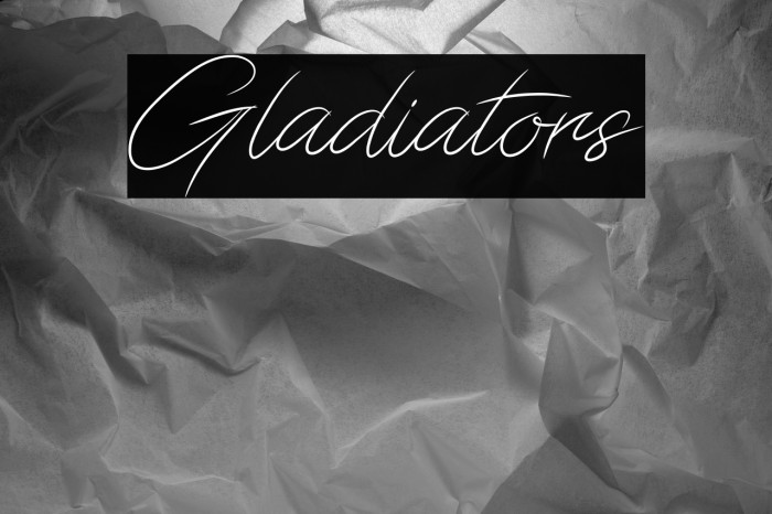 Gladiators Example 3