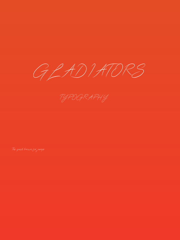 Gladiators Poster