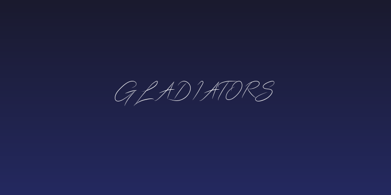 Gladiators Social Header