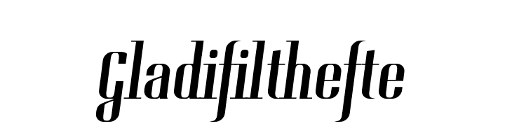 Gladifilthefte  font caratteri gratis