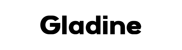 Gladine  フリーフォントのダウンロード