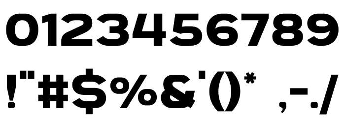 Gladine Font OTHER CHARS